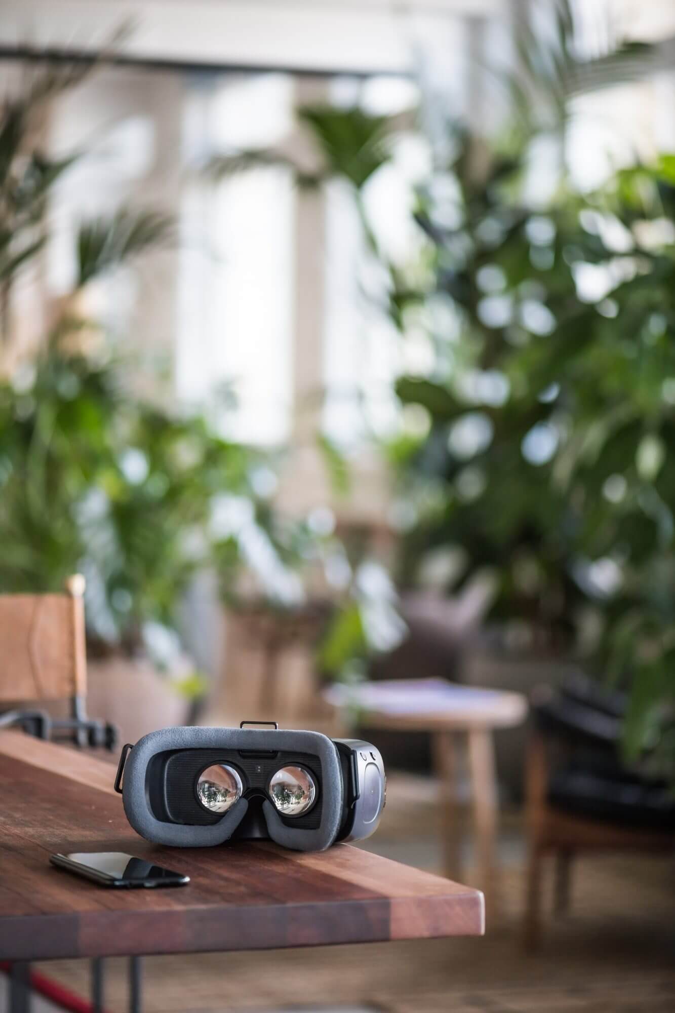 VR goggles always in reach